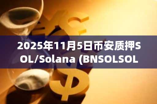 2025年11月5日币安质押SOL/Solana (BNSOLSOL)市场概览