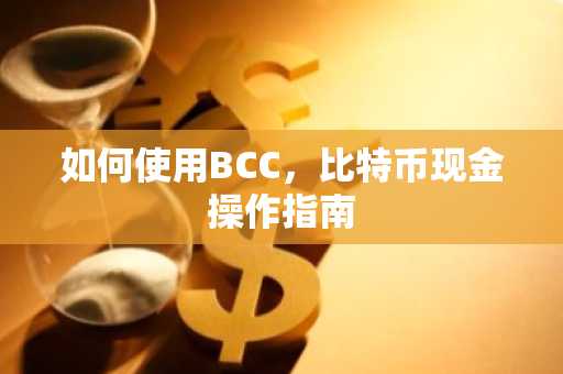 如何使用BCC，比特币现金操作指南