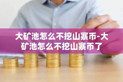 大矿池怎么不挖山寨币-大矿池怎么不挖山寨币了