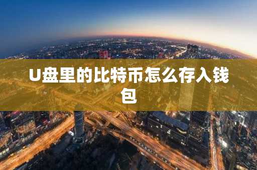 U盘里的比特币怎么存入钱包