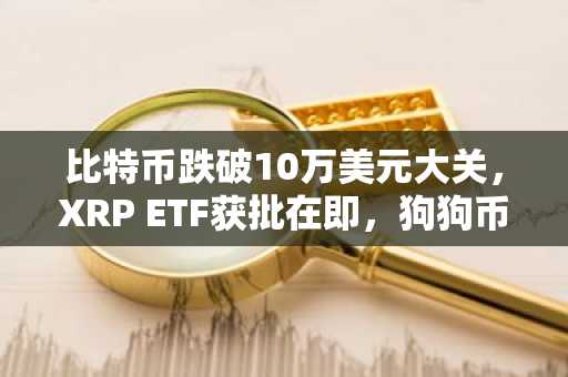 比特币跌破10万美元大关，XRP ETF获批在即，狗狗币面临重大抛压——加密市场本周焦点