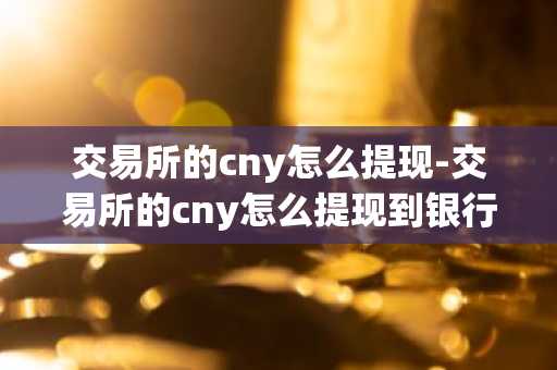 交易所的cny怎么提现-交易所的cny怎么提现到银行卡