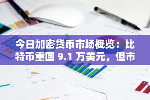 今日加密货币市场概览：比特币重回 9.1 万美元，但市场恐慌情绪依然持续。