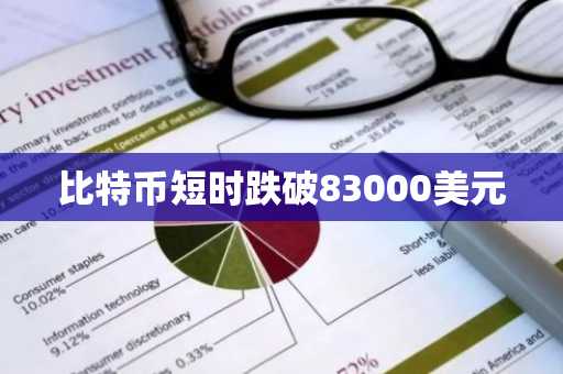 比特币短时跌破83000美元