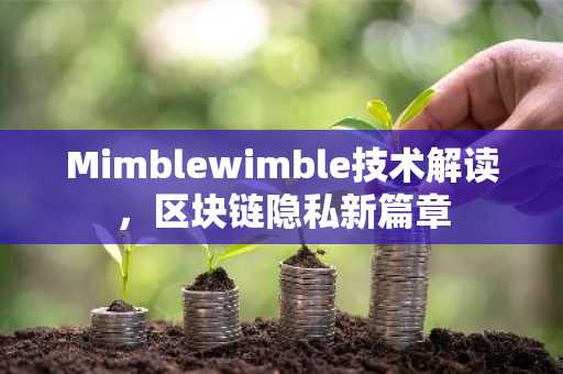 Mimblewimble技术解读，区块链隐私新篇章