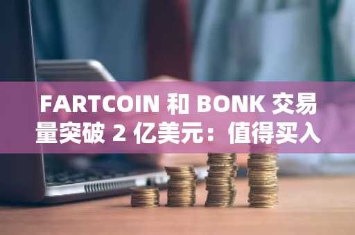 FARTCOIN 和 BONK 交易量突破 2 亿美元：值得买入的新迷因币，会是下一个低交易量标普 500 指数加密货币吗？