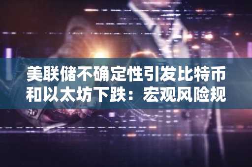 美联储不确定性引发比特币和以太坊下跌：宏观风险规避分析
