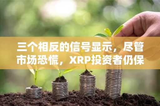 三个相反的信号显示，尽管市场恐慌，XRP投资者仍保持坚定立场。