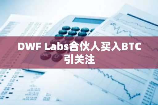 DWF Labs合伙人买入BTC引关注