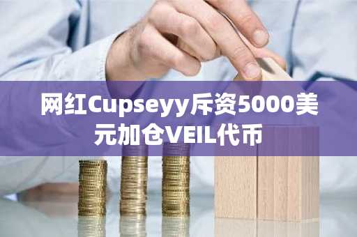 网红Cupseyy斥资5000美元加仓VEIL代币
