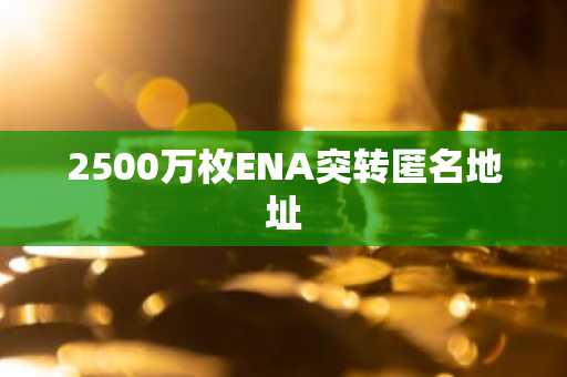 2500万枚ENA突转匿名地址