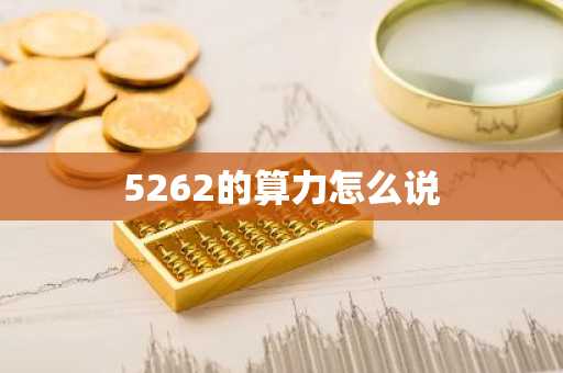 5262的算力怎么说
