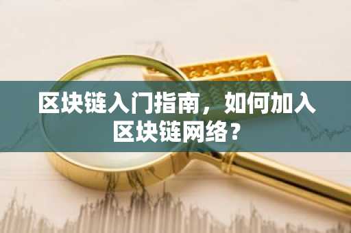 区块链入门指南，如何加入区块链网络？