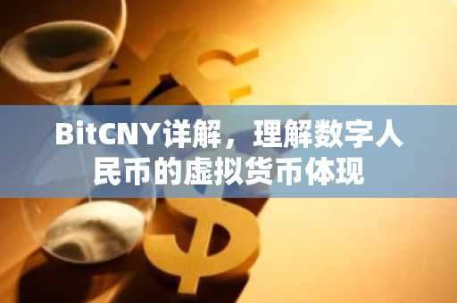 BitCNY详解，理解数字人民币的虚拟货币体现