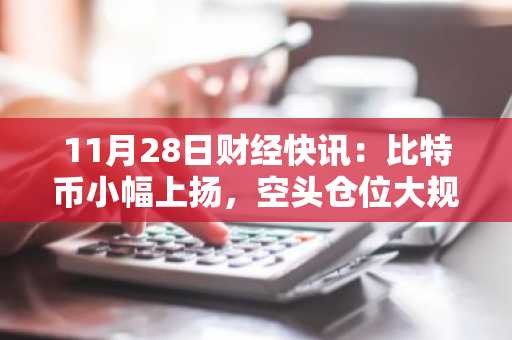 11月28日财经快讯：比特币小幅上扬，空头仓位大规模清算，稳定币交易量萎缩