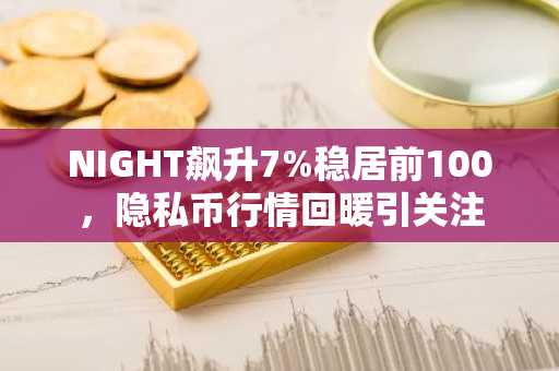 NIGHT飙升7%稳居前100，隐私币行情回暖引关注