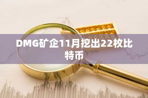 DMG矿企11月挖出22枚比特币