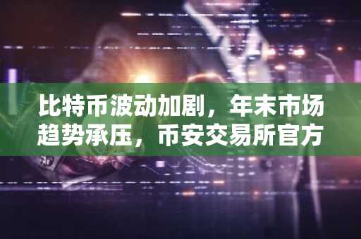 比特币波动加剧，年末市场趋势承压，币安交易所官方助力交易安全