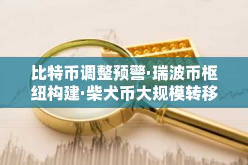 比特币调整预警·瑞波币枢纽构建·柴犬币大规模转移…加密市场预示‘拐点’