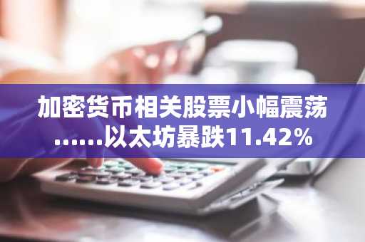 加密货币相关股票小幅震荡……以太坊暴跌11.42%
