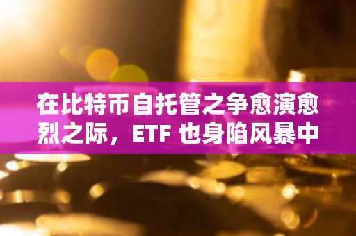 在比特币自托管之争愈演愈烈之际，ETF 也身陷风暴中心。