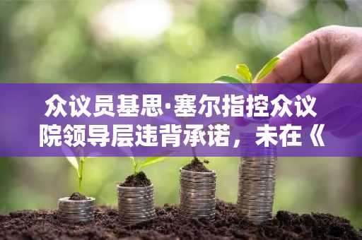 众议员基思·塞尔指控众议院领导层违背承诺，未在《国防授权法案》中加入反对央行数字货币条款