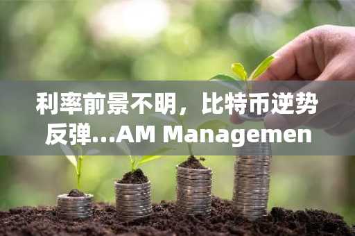 利率前景不明,比特币逆势反弹…AM Management看好数字资产持续走强