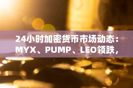 24小时加密货币市场动态：MYX、PUMP、LEO领跌，市场情绪极度恐慌