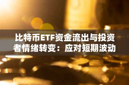 比特币ETF资金流出与投资者情绪转变：应对短期波动与长期韧性