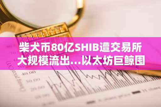 柴犬币80亿SHIB遭交易所大规模流出…以太坊巨鲸囤积80万ETH,XRP下探1.94美元支撑位