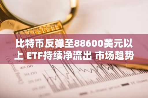 比特币反弹至88600美元以上 ETF持续净流出 市场趋势仍显脆弱