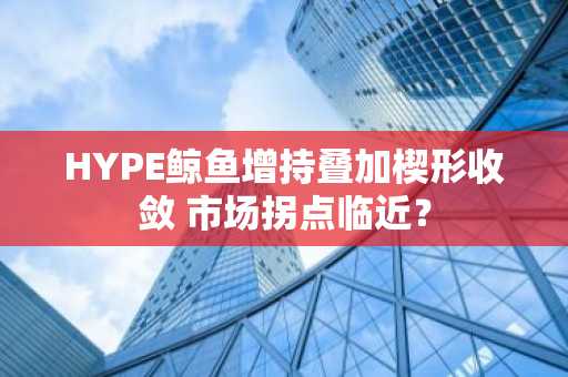 HYPE鲸鱼增持叠加楔形收敛 市场拐点临近？
