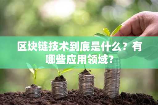 区块链技术到底是什么？有哪些应用领域？