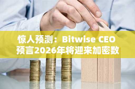 惊人预测：Bitwise CEO 预言2026年将迎来加密数字货币大牛市