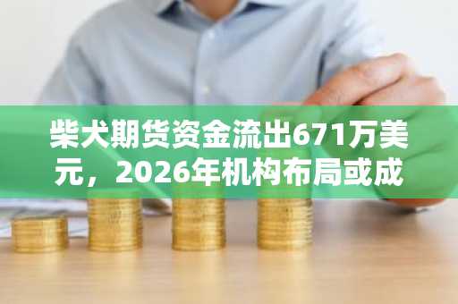 柴犬期货资金流出671万美元,2026年机构布局或成关键转折点