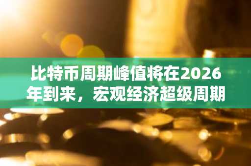 比特币周期峰值将在2026年到来，宏观经济超级周期也将随之而来：流动性、债务和制度动态