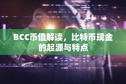 BCC币值解读,比特币现金的起源与特点