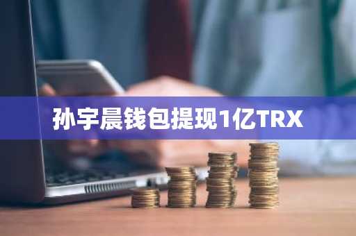孙宇晨钱包提现1亿TRX