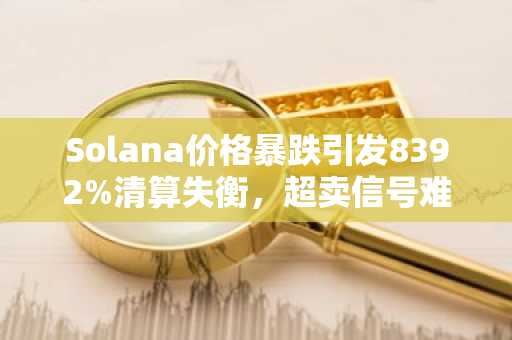 Solana价格暴跌引发8392%清算失衡，超卖信号难挡市场抛压