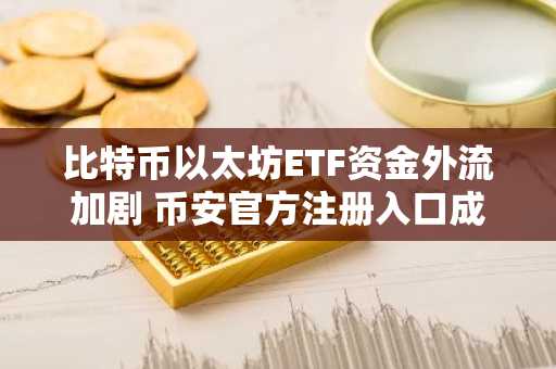 比特币以太坊ETF资金外流加剧 币安官方注册入口成关注焦点