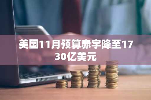 美国11月预算赤字降至1730亿美元