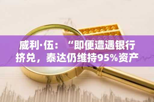 威利·伍：“即便遭遇银行挤兑，泰达仍维持95%资产担保”