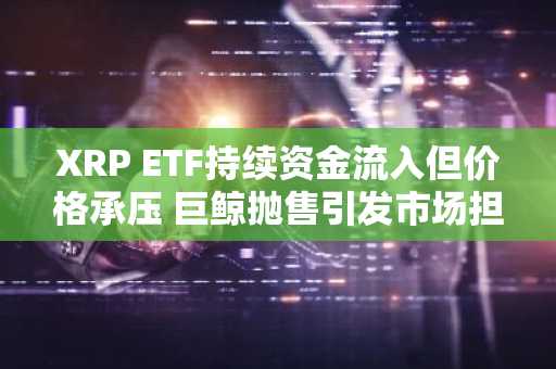 XRP ETF持续资金流入但价格承压 巨鲸抛售引发市场担忧