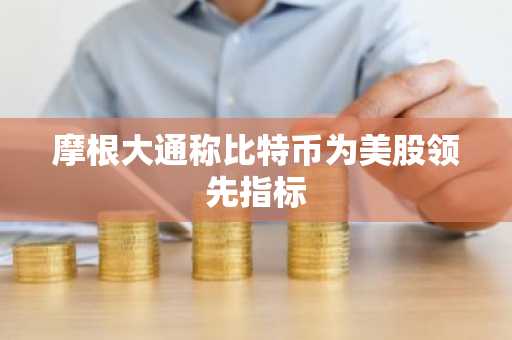摩根大通称比特币为美股领先指标