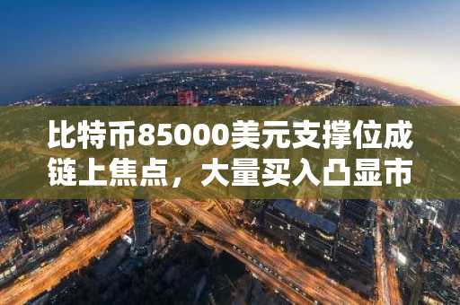 比特币85000美元支撑位成链上焦点，大量买入凸显市场信心
