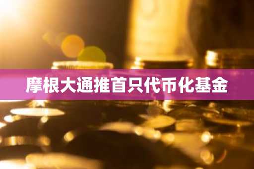 摩根大通推首只代币化基金