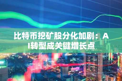 比特币挖矿股分化加剧:AI转型成关键增长点