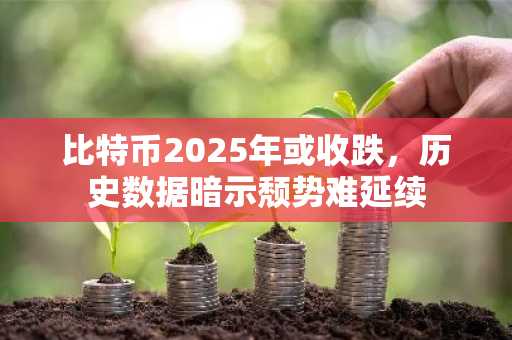比特币2025年或收跌，历史数据暗示颓势难延续