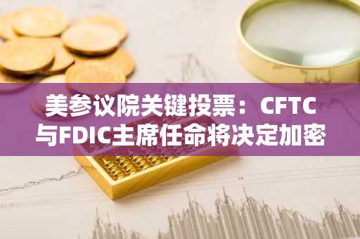 美参议院关键投票：CFTC与FDIC主席任命将决定加密货币监管走向