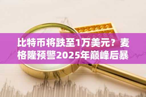 比特币将跌至1万美元？麦格隆预警2025年巅峰后暴跌，立即注册币安下载App把握机会